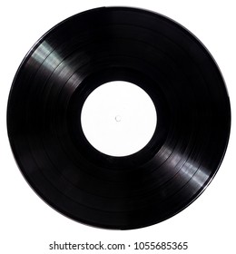 Black Vinyl Record Isolated On White Stock Photo 121247890 | Shutterstock