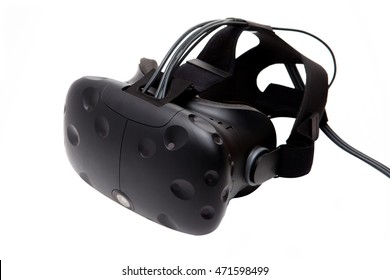 Black Vr Headset Isolated On White Stock Photo 471598499 | Shutterstock