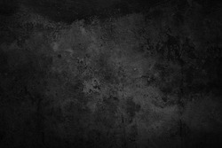 Struttura Della Parete Nera Sfondo Ruvido Pavimento Di Cemento Scuro O Vecchio Sfondo Grunge Con Il Nero