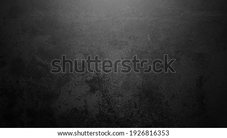 Black wall texture rough background dark rust wall or grunge background with black.