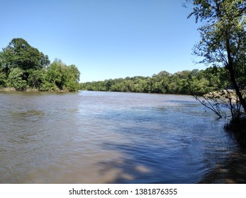 The Black Warrior River In Moundville, Alabama