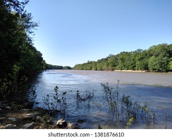 The Black Warrior River In Moundville, Alabama