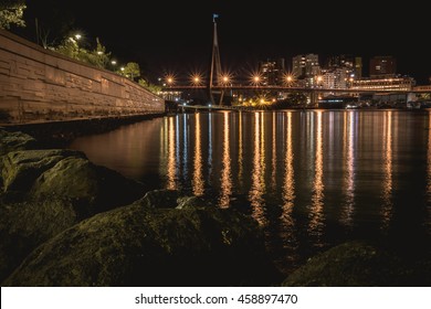 Black Wattle Bay Night Time View.