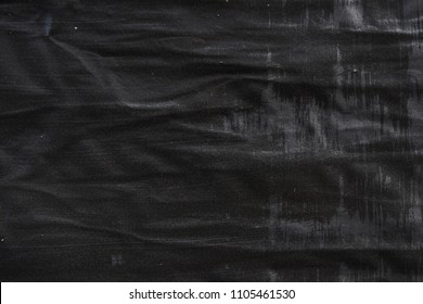 Black Weathered Paste Up Poster Texture