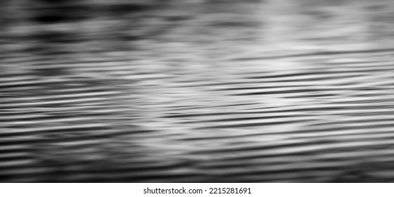 Black And White Abstract Water Macro Thin Calm Waves