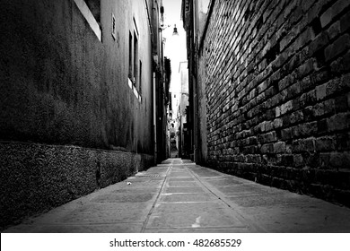 Dark Black White Alleyway High Res Stock Images Shutterstock