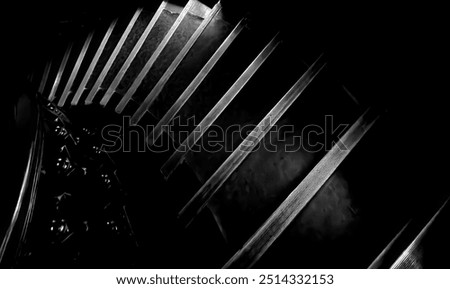Similar – Image, Stock Photo Wooden staircase in a modern home interior