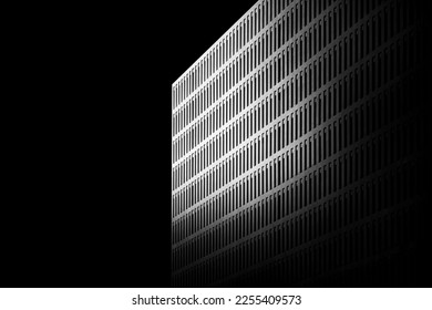 Black and white architecture detail with strong sunlight and shadow	 - Powered by Shutterstock