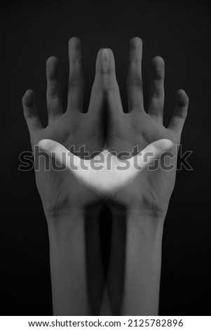 Similar – Image, Stock Photo touch it Hand Fingers