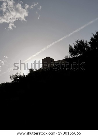 Similar – Image, Stock Photo cementerio Cloudless sky