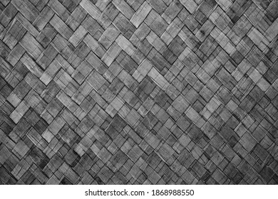 Black And White  Bamboo Weave Texture Wallpaper  Pattern  Background Design 