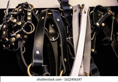 Black White Bondage Leather Stock Photo 1622406247 | Shutterstock