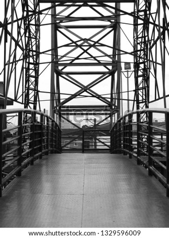 Similar – Image, Stock Photo marvels Bridge Illuminate