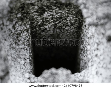 Black and white builing elements