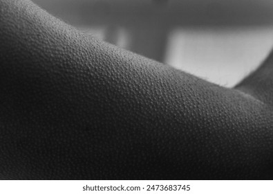 Black and white close-up of goosebumps - Powered by Shutterstock