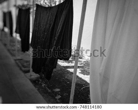 Similar – Image, Stock Photo washing day