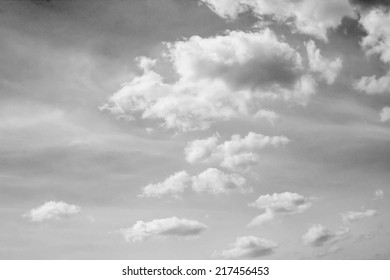 Black And White Clouds 
