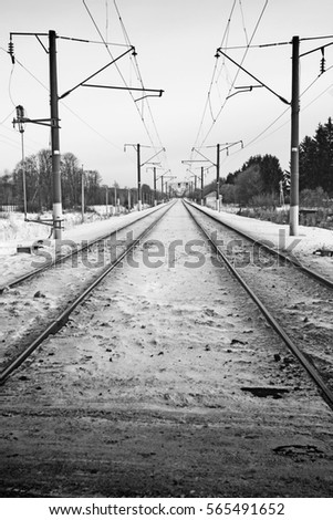 Similar – Foto Bild Hamburg Snow Track Umwelt