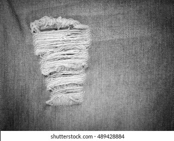 Black And White Denim Texture Abstract, Textures Ripped Jeans Background, For Design