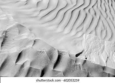 Black and White desert color. Background and Texture