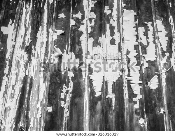 Black White Detail Side Old Barn Stock Photo Edit Now 326316329