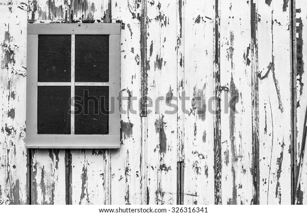 Black White Detail Side Old Barn Royalty Free Stock Image