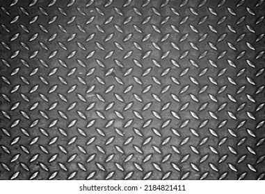 Black And White Diamond Steel Plate Background  Diamond Steel Plate