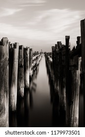 black and white docks