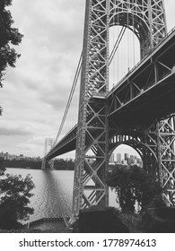 Black and white ed. George Washington Bridge - Shutterstock ID 1778974613