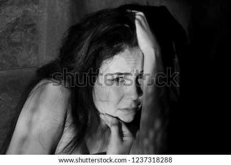 Similar – Image, Stock Photo sometimes Black White Girl