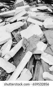 Black and white garbage
