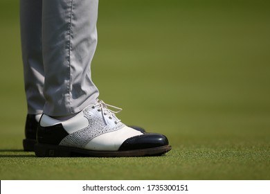 Black & White Golf Shoes.