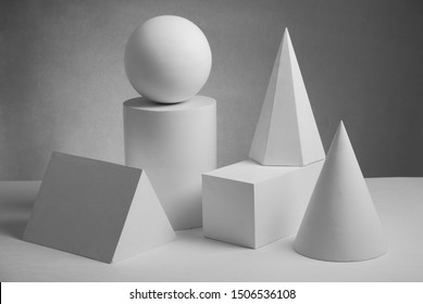 Black And White Gypsum Still Life