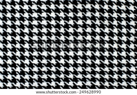 Black and white houndstooth pattern. Dogstooth check design as background.