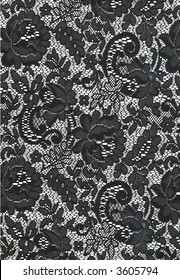 Black And White Lace Texture