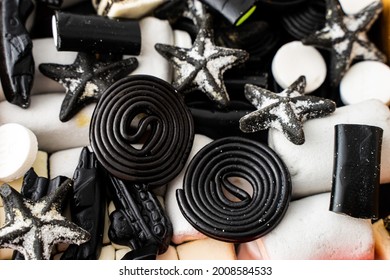 Black And White Licorice Candies