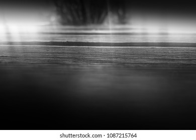 Black And White Low Angle Wooden Floor Texture Background