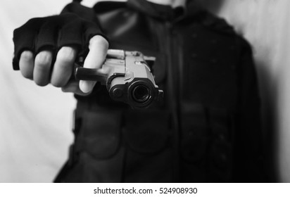 Black Man Holding Gun Images, Stock Photos & Vectors | Shutterstock