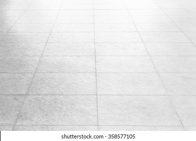 Black And White Marble Floor Texture  Background .