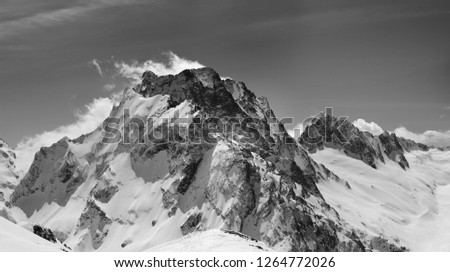 Similar – Foto Bild Alpenglühen Farbfoto