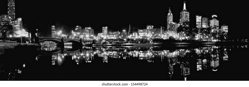 Melbourne Night Images Stock Photos Vectors Shutterstock