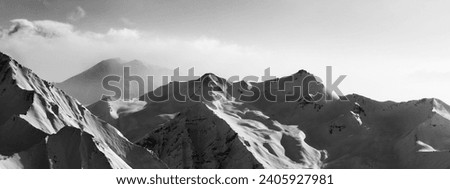 Similar – lonely mountain hut in the middle of nowhere I