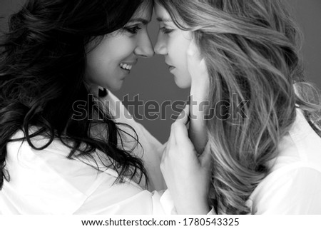 Similar – Image, Stock Photo twosome Feminine Woman