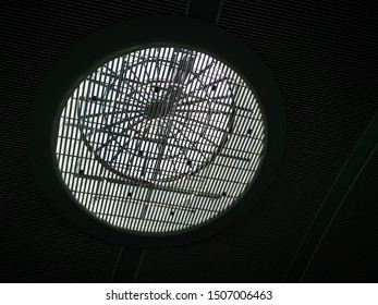 black and white photography of new architecture concept of light entering working space from above as a specific feature - Powered by Shutterstock