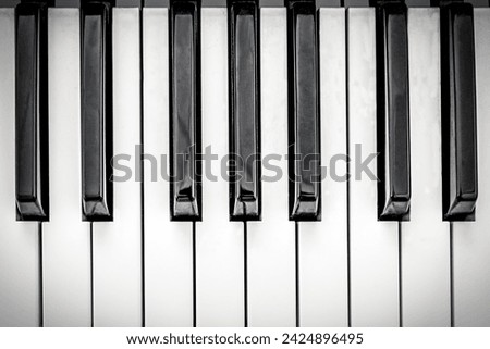 Black and White Piano Keys as a texture