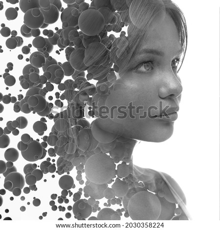 Similar – Image, Stock Photo lavender Human being