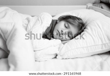 Similar – kid girl relaxing at home in weekend morning