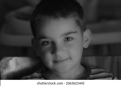 Black White Portrait Eight Year Old Stock Photo 1063621445 | Shutterstock