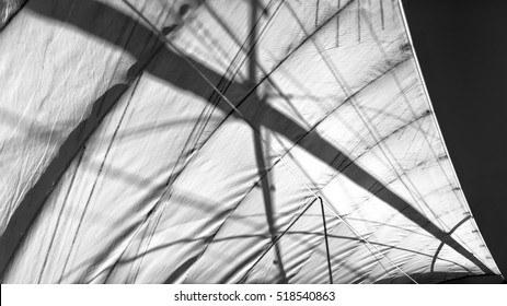 Black And White Sail Canvas Background