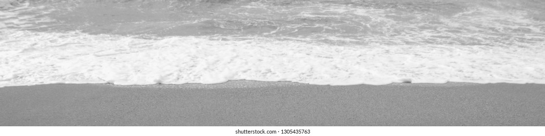Black and white sea and waves - Shutterstock ID 1305435763